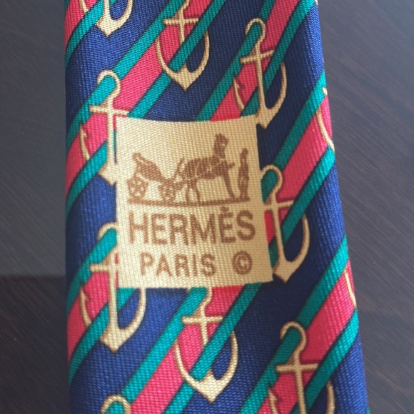 Hermes Other - HERMES silk tie